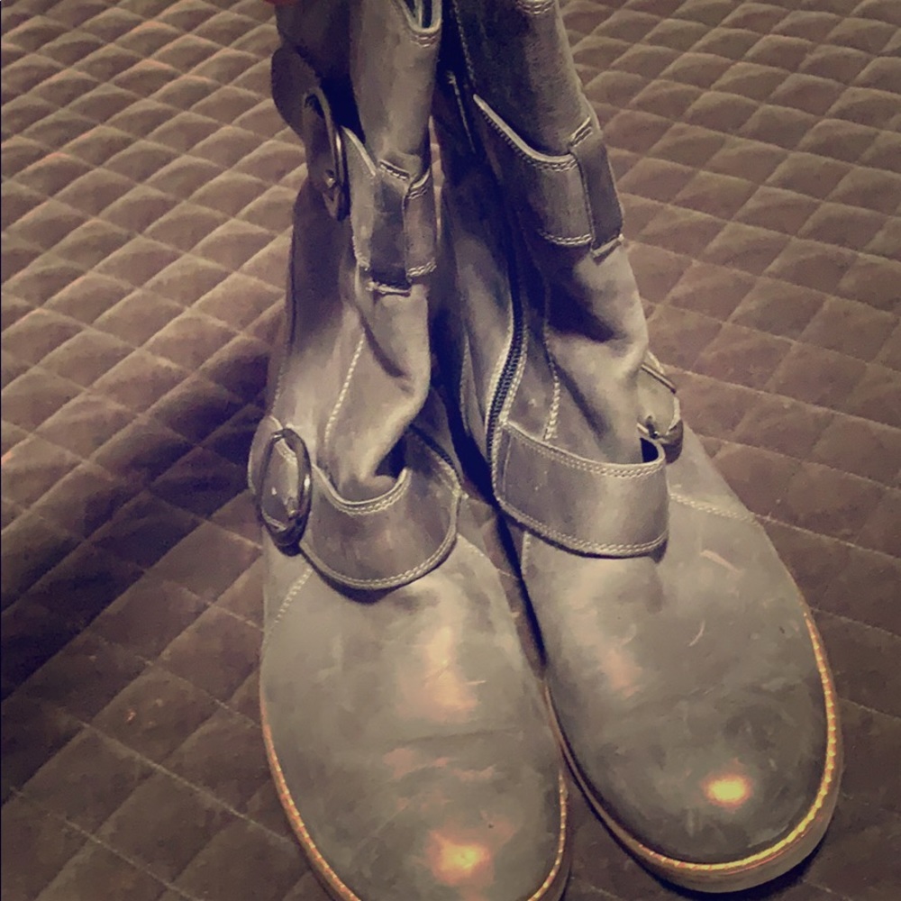 Paul green gray boots